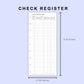 Skinny Classic HP Inserts - Check Register