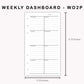 Personal Inserts - Weekly Dashboard