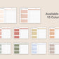 Daily Planner, Meal Planner - Landscape