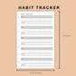 Mini Happy Planner Inserts - Habit Tracker