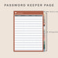 Digital Password Keeper Table - Muted