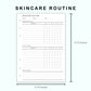Personal Wide Inserts - Skincare Routine