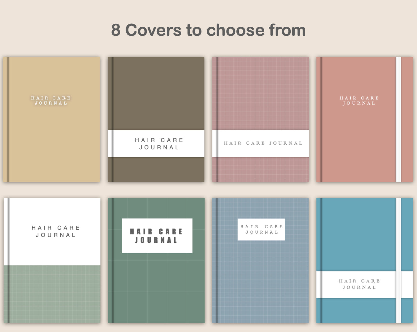 Digital Hair Care Journal - Muted
