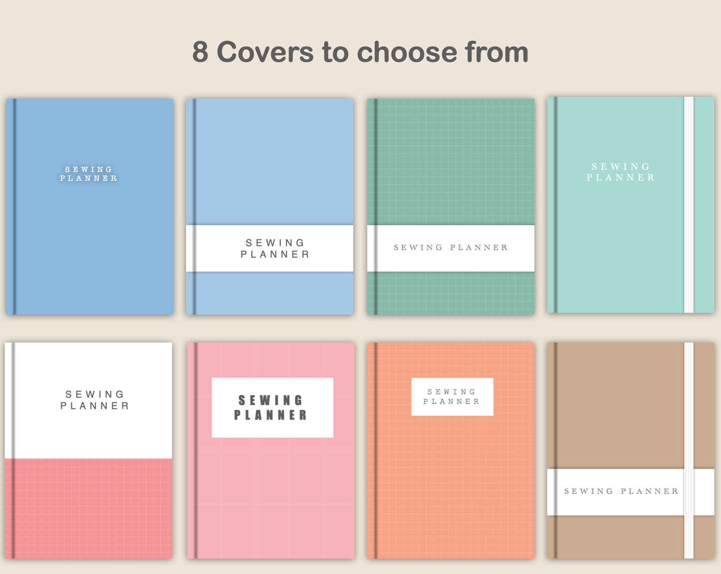Digital Sewing Planner - Pastel
