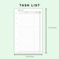 FC Compact Inserts - Task List
