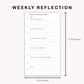 Personal Inserts - Weekly Reflection