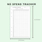 FC Compact Inserts - No Spend Tracker