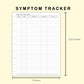 Classic HP Inserts - Symptom Tracker