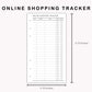 Personal Inserts - Online Shopping Tracker