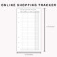 Personal Inserts - Online Shopping Tracker