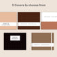 100 Digital Photo Album - Coffee Brown