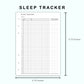 Personal Wide Inserts - Sleep Tracker