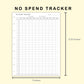 Classic HP Inserts - No Spend Tracker