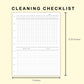 Classic HP Inserts - Cleaning Checklist