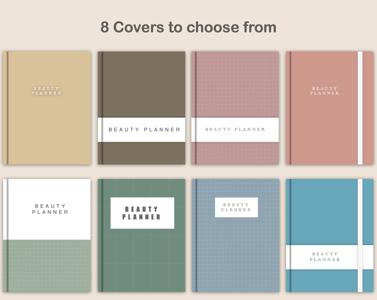 Digital Beauty Planner - Muted