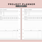 B6 Inserts - Project Planner