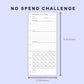 Skinny Classic HP Inserts - No Spend Challenge