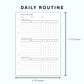 Personal Wide Inserts - Daily Routine
