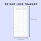 Skinny Classic HP Inserts - Weight Loss Tracker