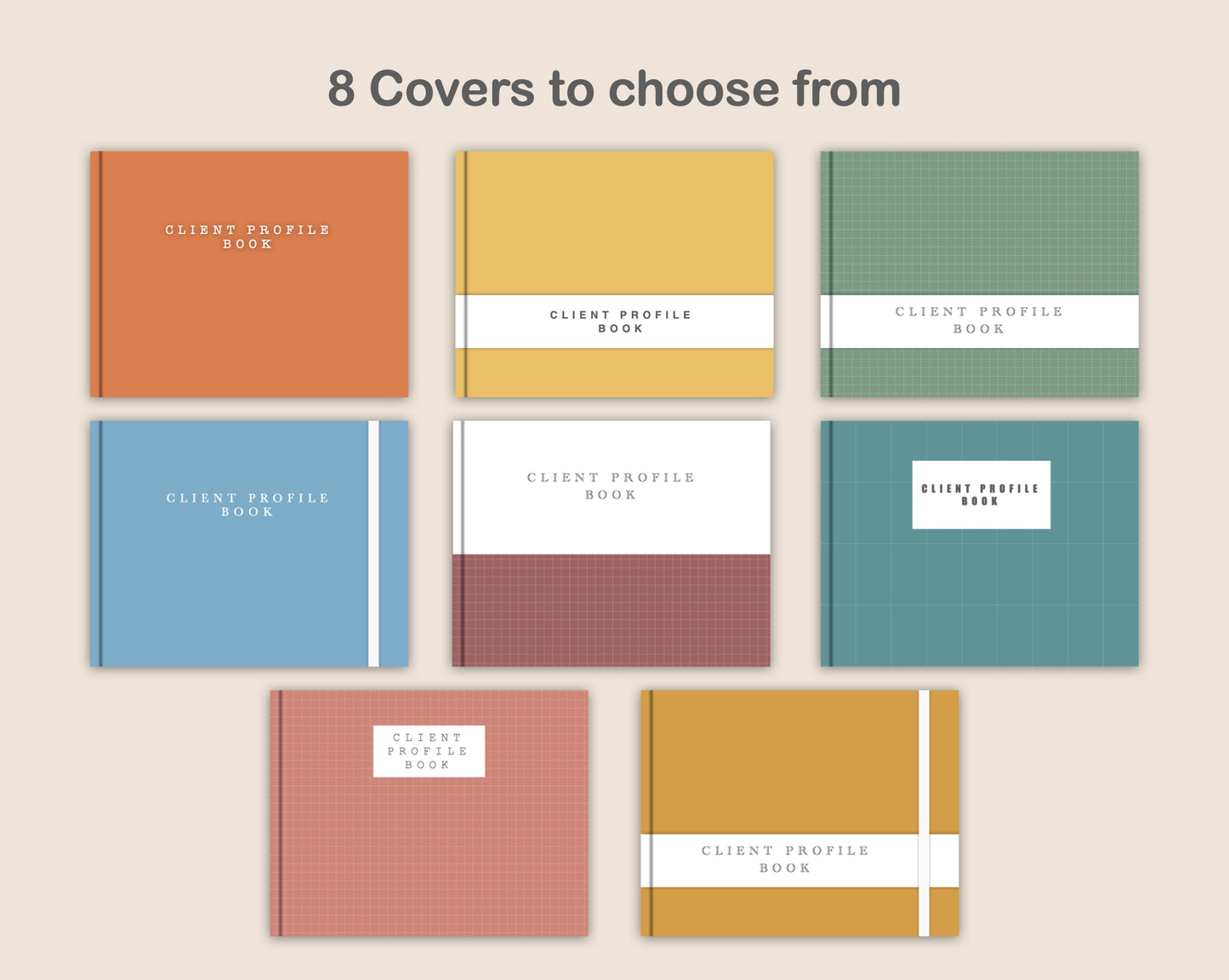 Digital Client Book - Landscape - Boho