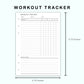 Personal Wide Inserts - Workout Tracker