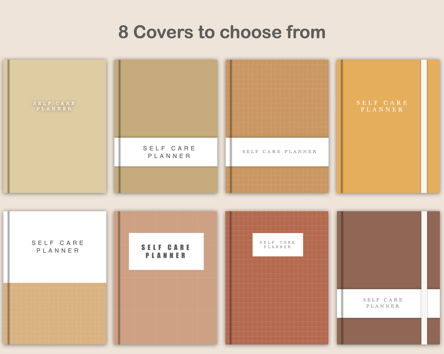 Digital Self Care Planner - Warm