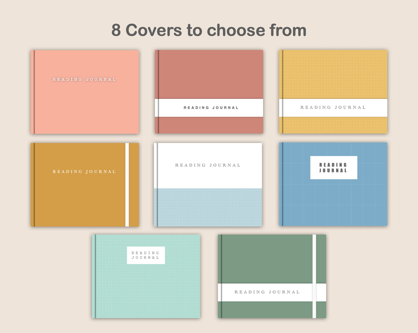 Digital Reading Planner - Landscape - Boho