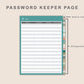 Digital Password Keeper Table - Neutral