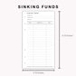 Personal Inserts - Sinking Funds