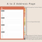 Digital Address Book - Autumn