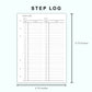 Personal Wide Inserts - Step Log