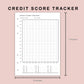 B6 Inserts - Credit Score Tracker