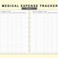 Classic HP Inserts - Medical Expense Tracker