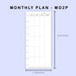Skinny Classic HP Inserts - Monthly Plan - MO2P