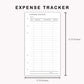 Personal Inserts - Income and Expense Tracker