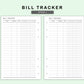 FC Compact Inserts - Bill Tracker