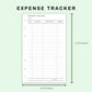 FC Compact Inserts - Income and Expense Tracker