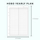 Personal Wide Inserts - Yearly Plan - Hobonichi