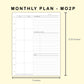 Classic HP Inserts - Monthly Plan - MO2P - with Top Priority