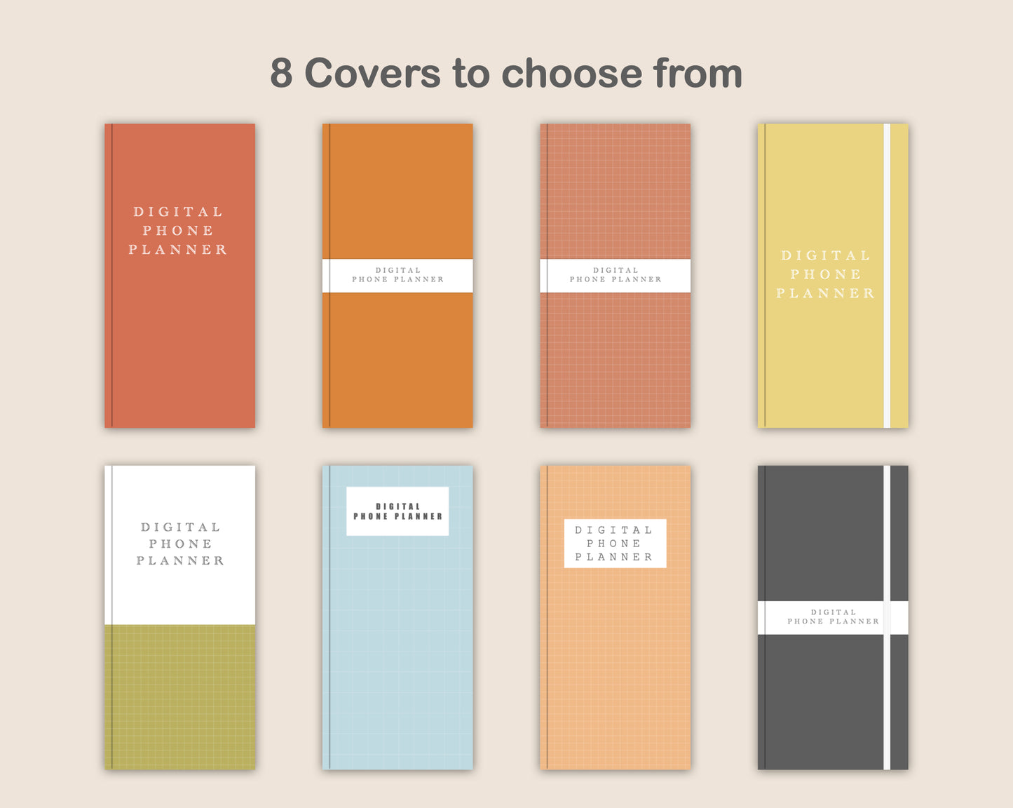 Digital Phone Planner - Autumn