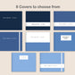 Digital Bucket List Journal - Classic Blue