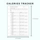 Personal Wide Inserts - Calories Tracker