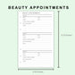 FC Compact Inserts - Beauty Appointments