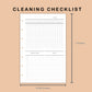 Mini Happy Planner Inserts - Cleaning Checklist