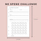 B6 Inserts - No Spend Challenge