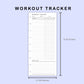 Skinny Classic HP Inserts - Workout Tracker