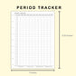 Classic HP Inserts - Period Tracker