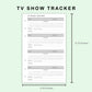 FC Compact Inserts - TV Show Tracker
