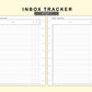 Classic HP Inserts - Inbox Tracker
