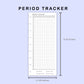 Skinny Classic HP Inserts - Period Tracker